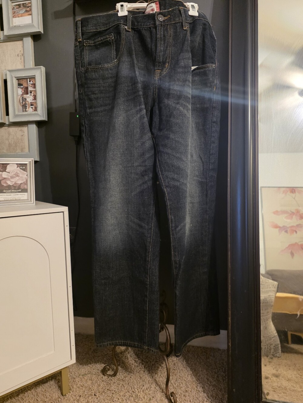Mossimo Supply Co. Dark Indigo Straight Leg Jeans